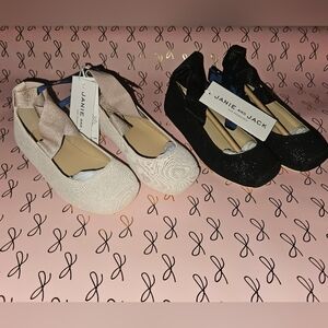 Janie and Jack Kids' Dress Shoes - Pink and Black